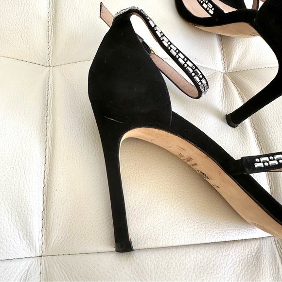 Stuart Weitzman Sabrine 100 embellished suede sandals ( Size 6.5) - Picture 10 of 10